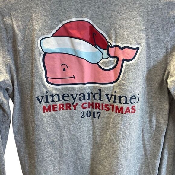 Vineyard Vines XS 2017 Christmas Long Sleeve T Shirt - Picture 2 of 6